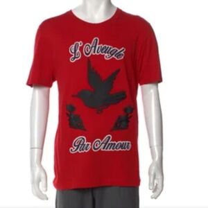 NWT Gucci L' Aveugle Men's Embroidered Applique And Graphic Design T-shirt L